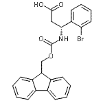 CAS#: 517905-84-9, (3R)-3-(2-Bromophenyl)-3-{[(9H-Fluoren-9-Ylmethoxy)Carbonyl]Amino}Propanoic Acid