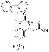 CAS 登录号：517905-87-2， 芴甲氧羰基-(R)-3-氨基-3-(3-三氟甲基-苯基)-丙酸