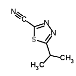 CAS#: 518015-11-7, 5-Isopropyl-1,3,4-Thiadiazole-2-Carbonitrile