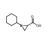 CAS#: 518038-15-8, 1-Cyclohexyl-2-Aziridinecarboxylic Acid