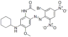 CAS 登录号：51897-36-0， N-[2-[(2-溴-4,6-二硝基苯基)偶氮]-5-(环己基氨基)-4-甲氧基苯基]-乙酰胺