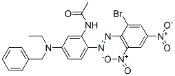CAS 登录号：51897-37-1， N-[2-[(2-溴-4,6-二硝基苯基)偶氮]-5-[乙基苄基氨基]苯基]-乙酰胺