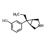 CAS#: 519051-38-8, 3-[(1R,5S,6R)-6-Ethyl-3-Azabicyclo[3.1.0]Hex-6-Yl]Phenol
