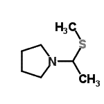 CAS#: 519156-67-3, 1-[1-(Methylsulfanyl)Ethyl]Pyrrolidine