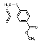 CAS 登录号：51919-71-2， 甲基4-(甲硫基)-3-硝基苯甲酸酯
