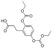 CAS#: 51944-00-4, 3-[2,5-Bis(Ethoxycarbonyloxy)Phenyl]Propanoic Acid