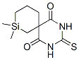 CAS#: 52-42-6, 8,8-Dimethyl-3-Thioxo-2,4-Diaza-8-Silaspiro[5.5]Undecane-1,5-Dione