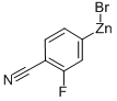 CAS#: 521093-90-3, 4-Cyano-3-Fluorophenylzinc Bromide