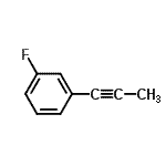 CAS#: 52112-24-0, 1-Fluoro-3-(1-Propyn-1-Yl)Benzene