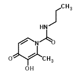 CAS#: 521269-66-9, 3-Hydroxy-2-Methyl-4-Oxo-N-Propyl-1(4H)-Pyridinecarboxamide