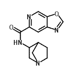 CAS#: 521277-85-0, N-(1-Azabicyclo[2.2.1]Hept-3-Yl)[1,3]Oxazolo[5,4-c]Pyridine-6-Carboxamide