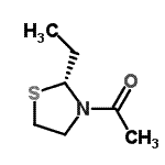 CAS 登录号：521317-01-1， 1-[(2R)-2-乙基-1,3-噻唑烷-3-基]乙酮