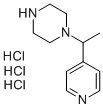 CAS#: 521914-40-9, 1-(1-Pyridin-4-Yl-Ethyl)-Piperazine Trihydrochloride