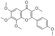 CAS#: 522-16-7, 3,6,7,8-Tetramethoxy-2-(4-methoxyphenyl)chromen-4-one