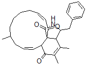 CAS#: 52212-93-8, 16-Methyl-10-phenyl-(13)-cytochalasa-5(6),13,21-trien-1,7,23-trione