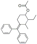 CAS#: 52236-34-7, 4-(Diphenylmethylene)-2-Ethyl-3-Methylcyclohexanol Acetate