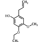 CAS 登录号：522598-84-1， 2-烯丙基-5-乙氧基-4-甲氧基苯酚