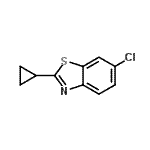 CAS#: 52260-26-1, 6-Chloro-2-Cyclopropyl-1,3-Benzothiazole