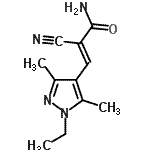 CAS#: 522622-03-3, (2E)-2-Cyano-3-(1-Ethyl-3,5-Dimethyl-1H-Pyrazol-4-Yl)Acrylamide