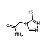 CAS#: 522644-59-3, 2-(5-Thioxo-1,5-Dihydro-4H-1,2,4-Triazol-4-Yl)Acetamide