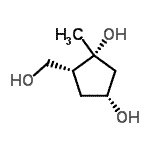 CAS 登录号：524011-38-9， (1R,3R,5R)-5-(羟基甲基)-1-甲基-1,3-环戊烷二醇