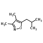 CAS#: 524729-21-3, 5-Isobutyl-3,4-Dimethyl-1,2-Oxazole