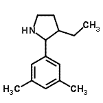 CAS 登录号：524918-50-1， 2-(3,5-二甲基苯基)-3-乙基吡咯烷