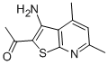 CAS#: 52505-42-7, 1-(3-Amino-4,6-Dimethylthieno[2,3-b]Pyridin-2-Yl)Ethanone