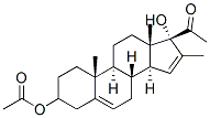 CAS 登录号:5251-31-0, 3,17-二羟基-16-甲基孕甾-5,15-二烯-20-酮 3-乙酸酯