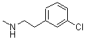CAS#: 52516-20-8, 2-(3-Chlorophenyl)-N-Methylethanamine