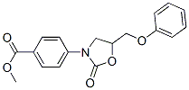 CAS 登录号：5255-90-3， 4-(2-氧代-5-苯氧基甲基-3-恶唑烷基)苯甲酸甲酯