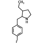 CAS#: 525537-12-6, 3-Ethyl-2-(4-Fluorobenzyl)Pyrrolidine