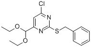 CAS#: 525559-14-2, 2-Benzylsulfanyl-4-Chloro-6-Diethoxymethyl-Pyrimidine