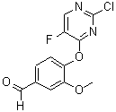 CAS#: 525570-78-9, 4-[(2-Chloro-5-Fluoro-4-Pyrimidinyl)Oxy]-3-Methoxybenzaldehyde
