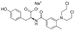 CAS#: 52616-30-5, N-[3-[Bis(2-Chloroethyl)Amino]-4-Methylbenzoyl]-L-Tyrosine Sodium Salt