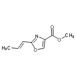 CAS 登录号：526212-35-1， 甲基2-[(1E)-1-丙烯-1-基]-1,3-恶唑-4-羧酸酯