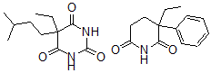 CAS#: 52623-89-9, 5-Ethyl-5-(3-methylbutyl)-2,4,6(1H,3H,5H)-Pyrimidinetrione mixt. with 3-ethyl-3-phenyl-2,6-piperidinedione