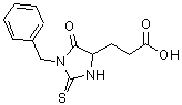 CAS#: 52689-20-0, 3-(1-Benzyl-5-Oxo-2-Thioxo-4-Imidazolidinyl)Propanoic Acid