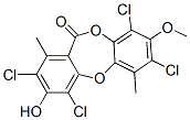 CAS#: 527-93-5, 2,4,7,9-Tetrachloro-3-Hydroxy-8-Methoxy-1,6-Dimethyl-11H-Dibenzo[b,e][1,4]Dioxepin-11-One