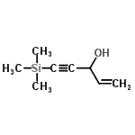 CAS 登录号：5272-35-5， 5-(三甲基硅烷基)-1-戊烯-4-炔-3-醇