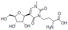 CAS#: 52777-29-4, 3-(3-Amino-3-Carboxypropyl)-1-Methylpseudouridine