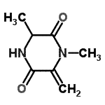 CAS#: 52785-16-7, 1,3-Dimethyl-6-Methylene-2,5-Piperazinedione