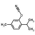 CAS 登录号：52805-53-5， 2-异丙基-5-甲基苯基氰酸酯