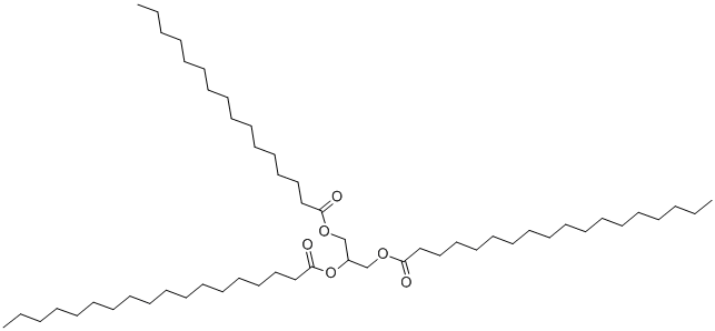 CAS 登录号:5281-50-5, 1,2-双十八碳酰基-3-棕榈酰-外消旋-甘油