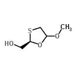 CAS 登录号：528567-32-0， [(2R)-5-甲氧基-1,3-氧硫杂环戊烷-2-基]甲醇