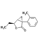 CAS#: 528588-20-7, (1S,4S,5R)-4-Ethyl-1-(2-Methylphenyl)-3-Oxabicyclo[3.1.0]Hexan-2-One