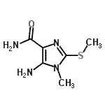 CAS#: 52868-68-5, 5-Amino-1-Methyl-2-(Methylsulfanyl)-1H-Imidazole-4-Carboxamide