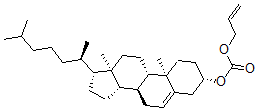 CAS 登录号：52884-84-1， 碳酸烯丙基 3beta-胆固醇酯