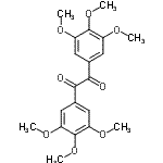 CAS 登录号：52886-83-6， 1,2-二(3,4,5-三甲氧基苯基)-1,2-乙烷二酮