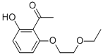 CAS 登录号：53002-66-7， 1-[2-(2-乙氧基乙氧基)-6-羟基苯基]乙烷-1-酮